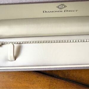 14kt White Gold and Diamond Tennis Bracelet